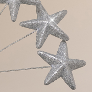 Silver Multi Star Christmas Tree Topper