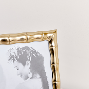 Gold Bamboo Photo Frame - 6 x 8