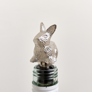 Silver Rabbit Shaped Bottle Stopper