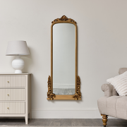 Large Tall Arch Antique Gold Ornate Mirror - 150cm x 60cm