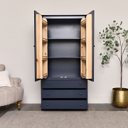 Large Navy Blue Pantry/Storage Closet