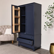 Large Navy Blue Pantry/Storage Closet