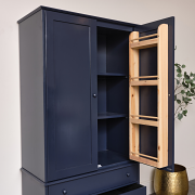 Large Navy Blue Pantry/Storage Closet