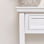 Large White 3 Drawer Sideboard Console Table - Daventry White Range