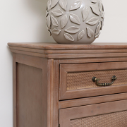 Wooden 3 Drawer Sideboard - Hessian Range