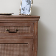 Wooden 3 Drawer Sideboard - Hessian Range