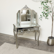 Mirrored Dressing Table and Vanity Mirror - Tiffany Range