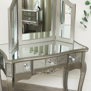 Mirrored Dressing Table and Vanity Mirror - Tiffany Range