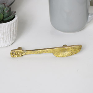 Gold Knife Drawer Handle